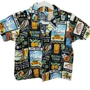 RJC Childs Button Shirt MADE IN HAWAII USA SIZE 4 Tropical - Picture 1 of 8