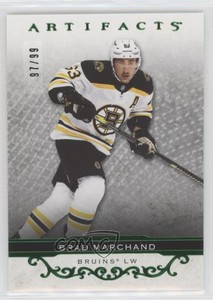 2021-22 Upper Deck Artifacts Stars Emerald /99 Brad Marchand #134