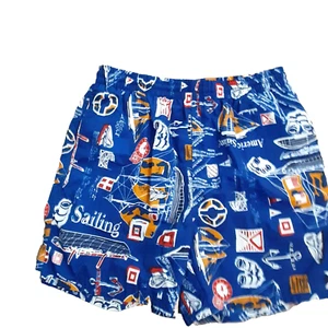 Esprit by Campus swim trunks sailing blue nylon 30" waist boys M - Picture 1 of 4