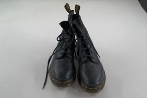 Dr. Martens 1460 blau marineblau Glattleder Stiefeletten 8 Löcher Größe US 8 UK 6 - Bild 1 von 5
