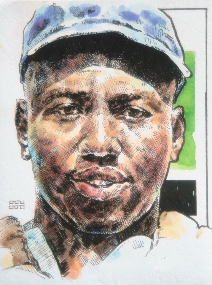 Impresión Josh Gibson Homestead Grays 8,5 X 11 por Michael Mellett Foto 1 de 1