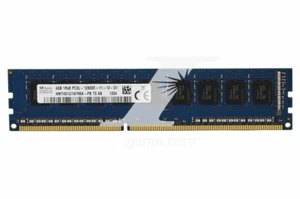Dell YWJTR 4GB 1RX8 PC3L-12800E DDR3-1600 ECC Unbuffered Server Memory - Picture 1 of 3