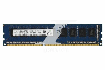 Dell YWJTR 4GB 1RX8 PC3L-12800E DDR3-1600 ECC Unbuffered Server Memory - Image 1 of 3