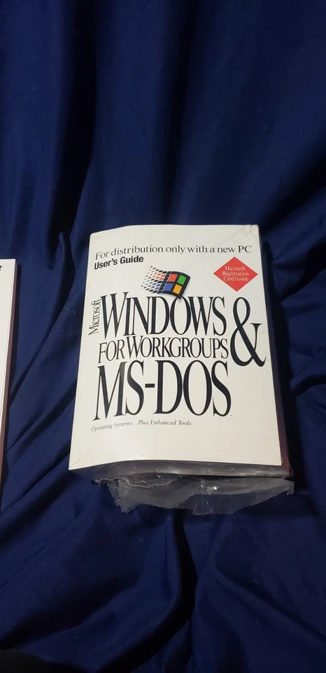 Microsoft Windows Para Grupos de Trabajo y MS-DOS Sellado 3.5 Disquete Sellado Nuevo Antiguo Stock Foto 1 de 4