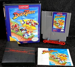 1989 DUCKTALES • WORKING • CASE & BOOKLET • VINTAGE NES NINTENDO VIDEO GAMES - Picture 1 of 6