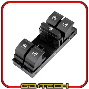 PULSANTIERA ALZACRISTALLI VW GOLF 5 6 POLO PASSAT TIGUAN TOURAN JETTA TASTI NERI - Foto 1 di 11