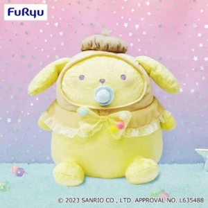 Sanrio Pompompurin Pom Purin Sugar Party Plush Toy stuffed Doll 30cm Furyu - Picture 1 of 11