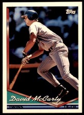 1994 Topps David McCarty Baseball Card #156