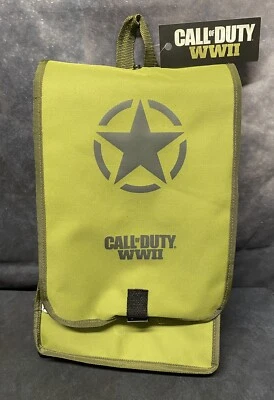 Bolso Mochila Call of Duty Segunda Guerra Mundial Freedom Star Activision Plegable Verde y Extras Foto 1 de 4