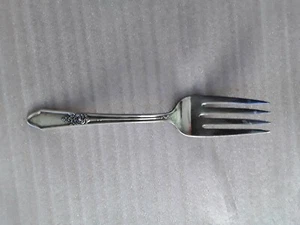 R&B Rogers Bro versilberte Serviergabel. - Bild 1 von 3