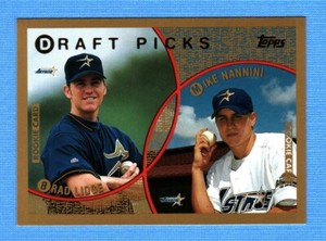 1999 Topps #441 Brad Lidge/Mike Nannini Draft Picks Astros