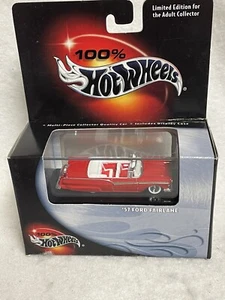 Hot Wheels 2000 100% Black Box '57 Ford Fairlane (colore rosso) - Foto 1 di 10