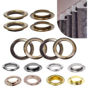 Large Eyelet with Washer Metal Grommet Leather Craft Curtain Repair 30mm 40mm - Picture 1 of 31