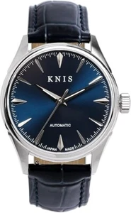 KNIS Men's Automatic Watch, Sapphire Glass, Leather Strap, KN001-BLBLLE - Picture 1 of 7