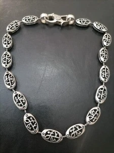 Atemberaubende Vintage Manuel Bozzi seltene Sterling Silber 925 Halskette - 94,2 g, 48 cm - Bild 1 von 14