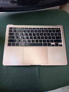 Apple MacBook Air Retina 13" A2179 2020 Palmrest Touchpad Keyboard Rose Gold - Picture 1 of 8