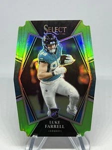 Select Luke Farrell 2021 verde #194 Premier novato troquelado 226/349 Jaguars - Imagen 1 de 2