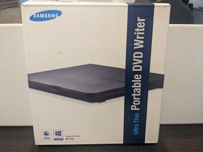 Samsung Portable DVD Writer SE-218 CB/RSBS Ultra Thin w Manual Disc Cable - Image 1 of 4