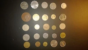  " WORLD  COINS "Set of (25) Coins,from 13 Countries: - Picture 1 of 6