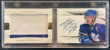 2013-14 National Treasures Dion Phaneuf Jumbo Autograph Patch Booklet 4/5 AUTO