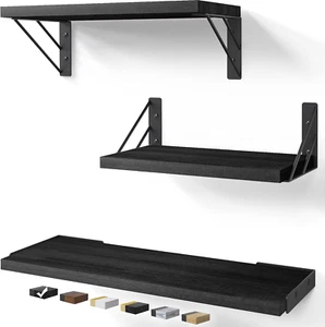 Wall Shelves for Bedroom Decor, Floating Wall Shelves for Living Room Kitchen St - Picture 1 of 12