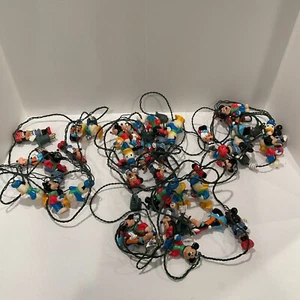 Disney Topolino e Amici Stringa Luci di Natale Paperino Pippo Minnie Lotto di 4 - Foto 1 di 15