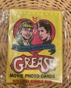 1978 Topps Grease (Film) Serie 1 ⭐ ungeöffnetes Wax Pack ⭐ TRAVOLTA/NEWTON-JOHN ⭐ - Bild 1 von 1