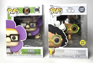 Funko Pop Lot Carl #1096 & Mirabel #1327 GITD beide NEU ungeöffnet geringe Gebrauchsspuren - Bild 1 von 6