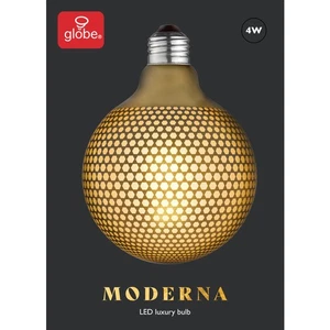 Globe Electric Moderna G40 E26 Filament LED Bulb Amber Soft White 40W - Picture 1 of 1