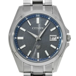 CITIZEN WATCH THE CITIZEN AQ4091-56M ECO-DRIVE SOLAR BLUE DIAL TITANIUM MEN'S - Picture 1 of 6