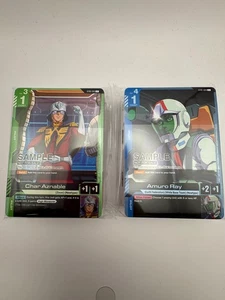 Gundam Card Game TCG Sealed Demo Half Decks X2 - Amuro Ray & Char Aznable  - Bild 1 von 2
