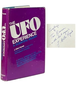 J Allen Hynek / The UFO Experience A Scientific Inquiry Signed 1st Edition 1972 - Picture 1 of 1
