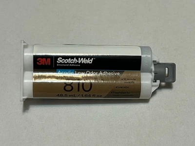 Brand New 3M Scotch-Weld Low Odor Acrylic Adhesive DP810 Tan