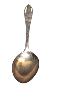 Cuchara de recuerdo vintage de plata esterlina del Ayuntamiento de Los Ángeles de 4" - Imagen 1 de 4