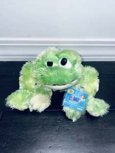 Ganz Webkinz Tie Dye Green Frog Plush Stuffed Animal Toy HM162 With Code NEW - Picture 1 of 8
