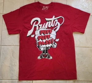 Runtz Worldwide Puff Puff Pass T-Shirt Neu Rot Größe L Large - Bild 1 von 9