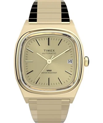 Timex 1983 E Line Reissue Gold reloj de pulsera para hombres TW2Y07200