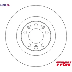 2x BRAKE DISC DF6667 FOR PEUGEOT EXPERT/Van/Bus/Platform/Chassis 3008/SUV 308 - Picture 1 of 10