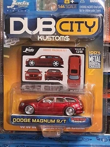 JADA 2005 DODGE MAGNUM R/T DUB CITY KUSTOM $ 1/64 SCALE DIECAST RED - Bild 1 von 5