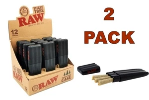 RAW Three Tree Triple Pre-Roll Case - (2 PACK) - Fast Shipping - USA  - Picture 1 of 4