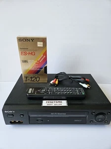 Sony SLV-N500 VHS Video Cassette Recorder Player w/ Remote /AV Cables (Video) - Picture 1 of 11