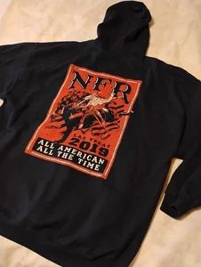 Pro Rodeo Gear Hoodie Mens 2XL Wrangler NFR Vegas 2019 Sweatshirt Full Zip - Picture 1 of 6