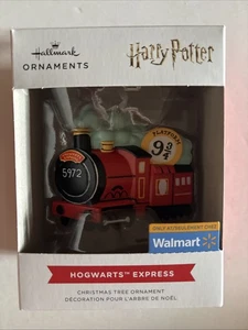 Hallmark Ornament 2025 Walmart esclusiva piattaforma Harry Potter Hogwarts Express - Foto 1 di 3