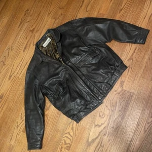 Fieldmaster Lederjacke Herren XLT braun Bomber Biker Steppfutter GUC - Bild 1 von 17