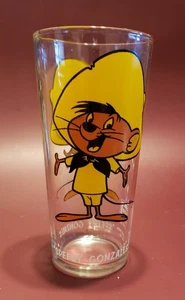 Vintage 1973 Speedy Gonzales Warner Bros Looney Tunes Pepsi Drinking Glass - Picture 1 of 2