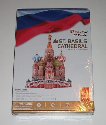 New CubicFun 3D Cathedral Puzzles Russia Architecture Building Church Model Kit  - Image 1 of 2