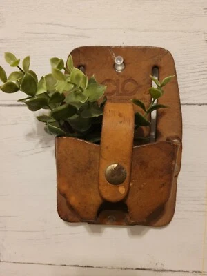 Cinturón de herramientas CLC de cuero de colección cinta de martillos bolsa individual granja campo decoración de pared Foto 1 de 4