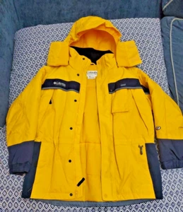Columbia Sportswear Gold Jacket Coat With Detachable Hoodie Youth Size XL 14/16 - Picture 1 of 21