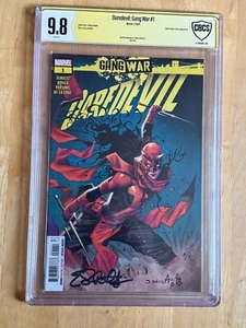 DAREDEVIL: GANG WAR #1 CGC 9.8! SERGIO DAVILLA COVER! ERICA SCHULTZ SIG! 15/40! - Picture 1 of 6