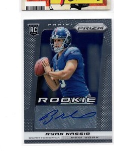 Ryan Nassib 2013 Panini Prizm RC Rookie Auto Autograph 281 NY Giants